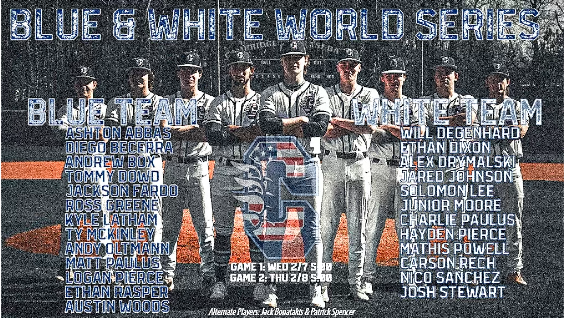 Blue and White World Series 2/7 and 2/8
