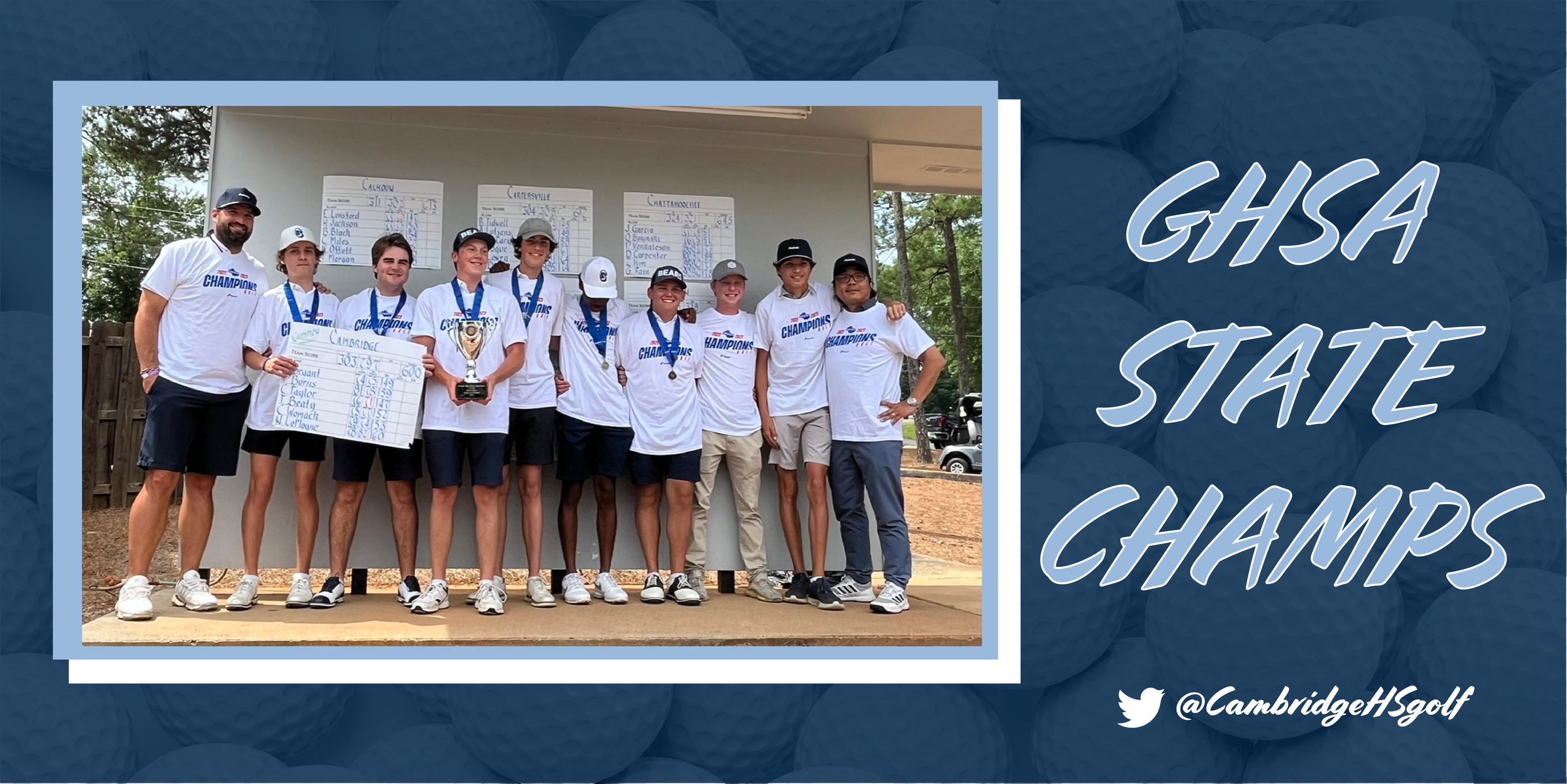 Boys Golf Wins GHSA State Championship!