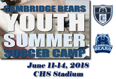 Cambridge Youth Soccer Skills Camp - June 11-14, 2018