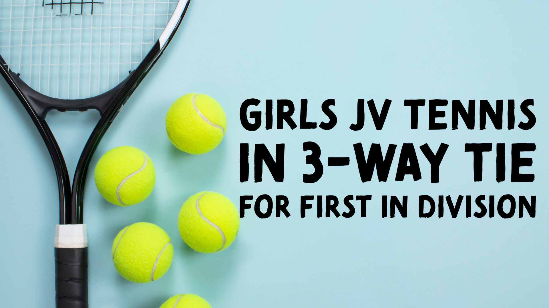 Girls Tennis in 3-Way Tie for First in Division