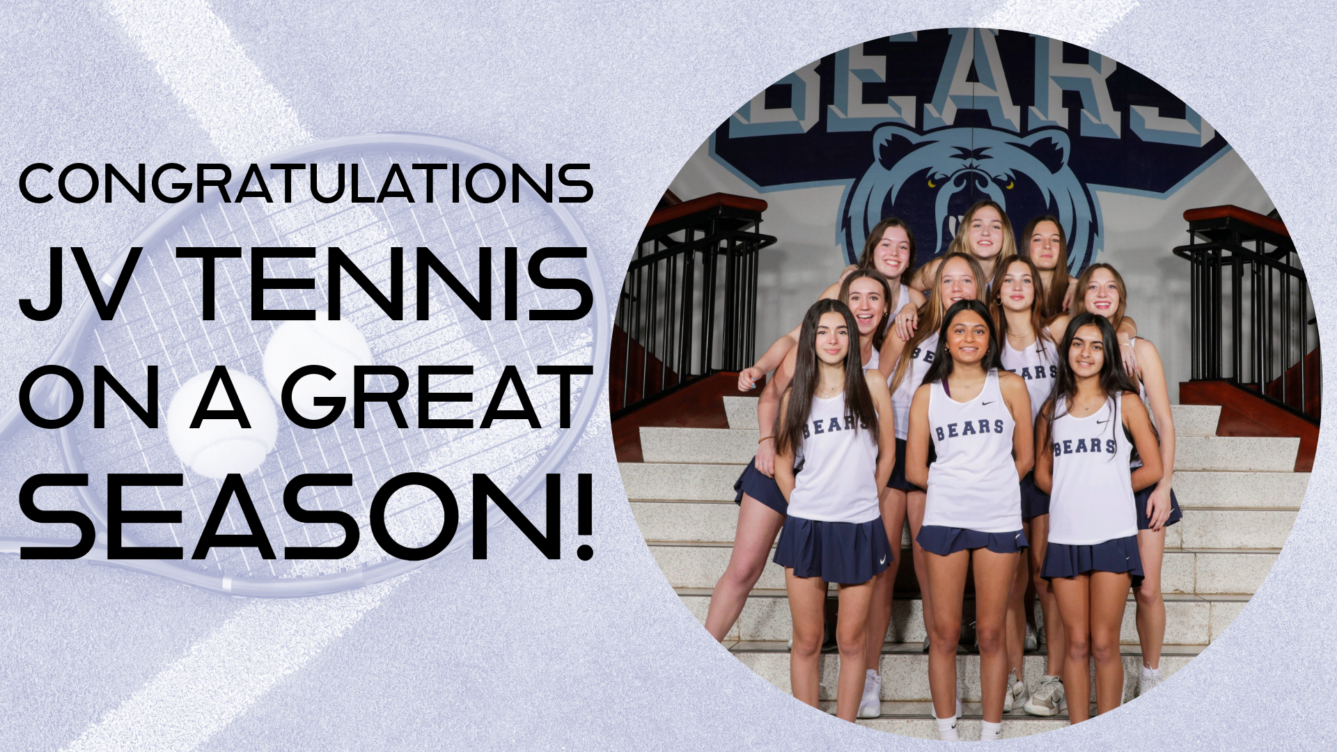 JV Girls Tennis Finishes Season at Finals!