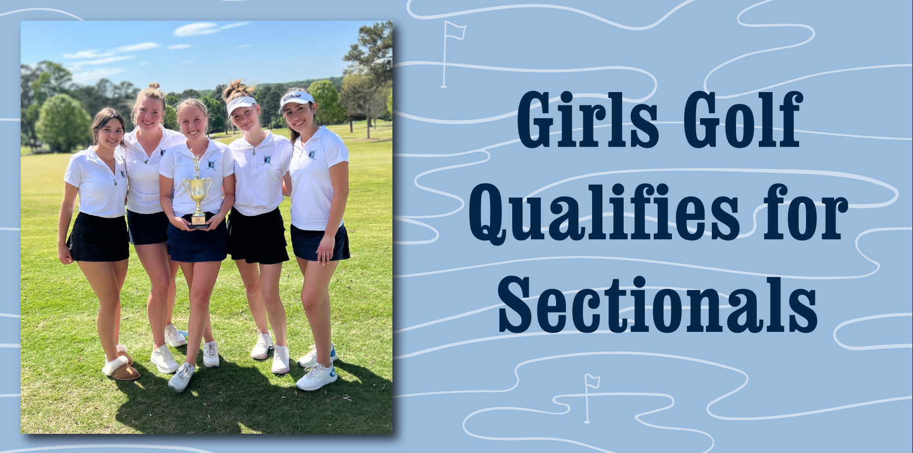 Girls Golf Qualifies For Sectionals on May 8, 2023