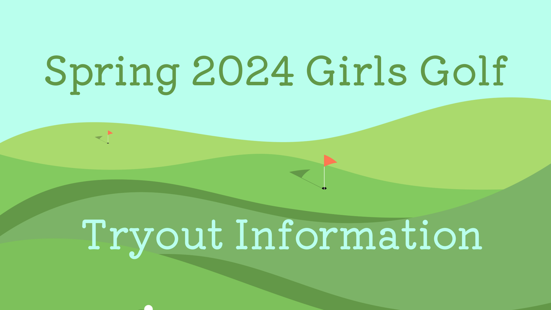 Girls Golf Tryout Information